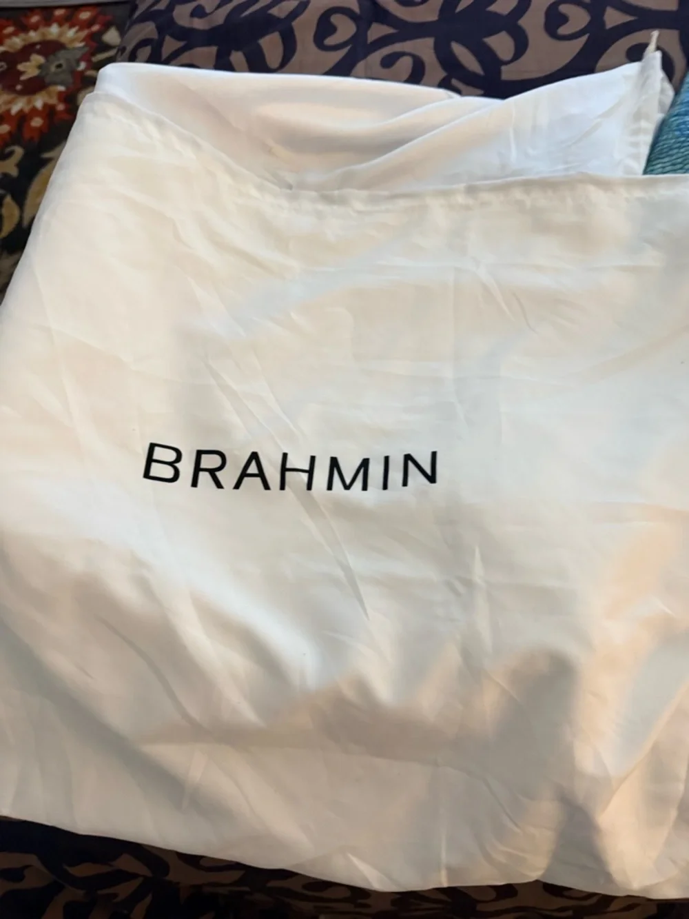 Brahmin Bright Red Croc-Embossed Tote with Gold Hardware